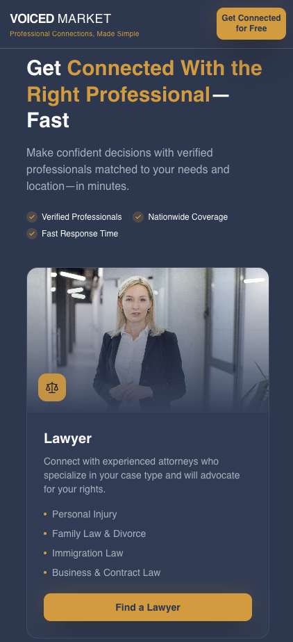 VOICED Market Professionals